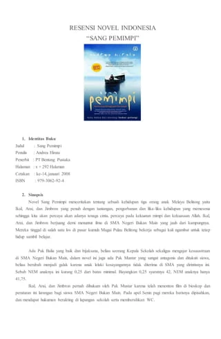 20 Resensi Novel | DOCX