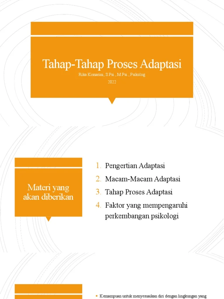 Bagaimana Proses Adaptasi Dibuat?