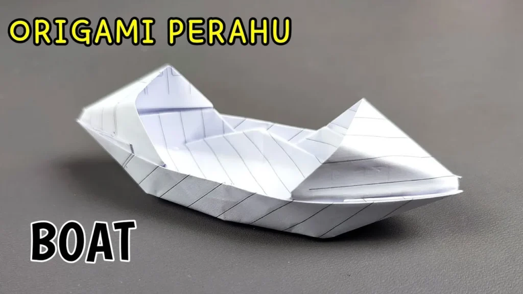 Cara Membuat Perahu Dari Kertas - Origami Perahu - YouTube
