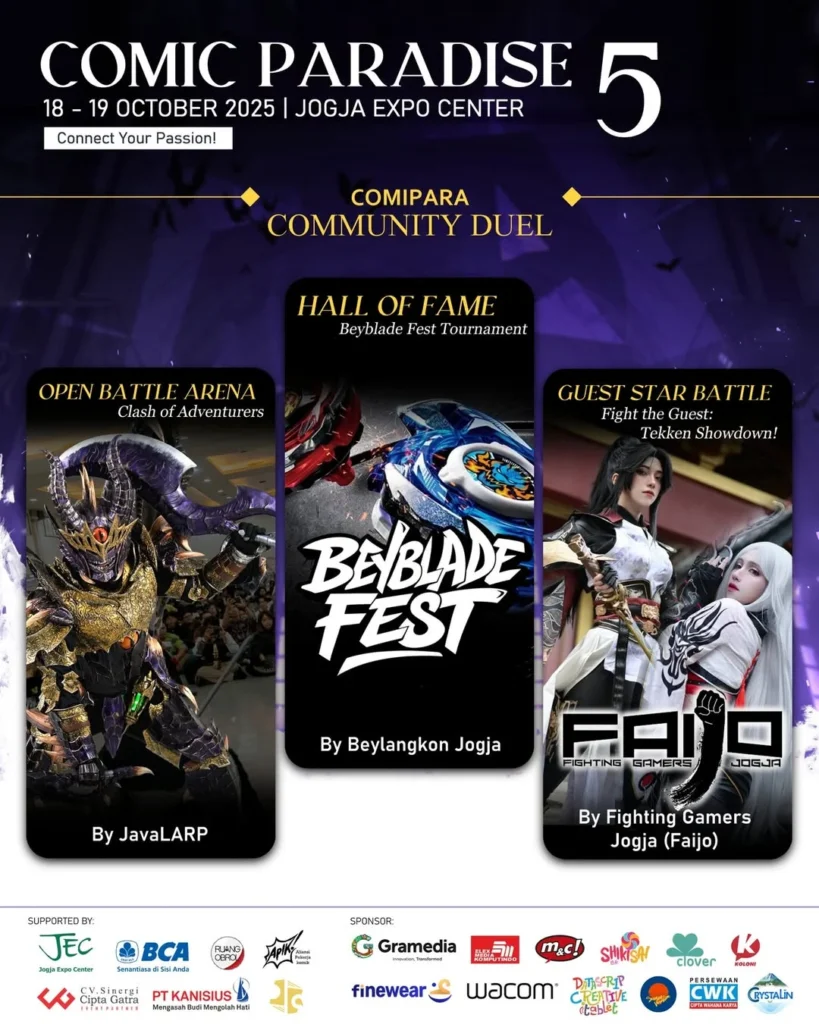 Comic Paradise 5 (Comipara 2025) – Festival Komik & Kreator Indonesia