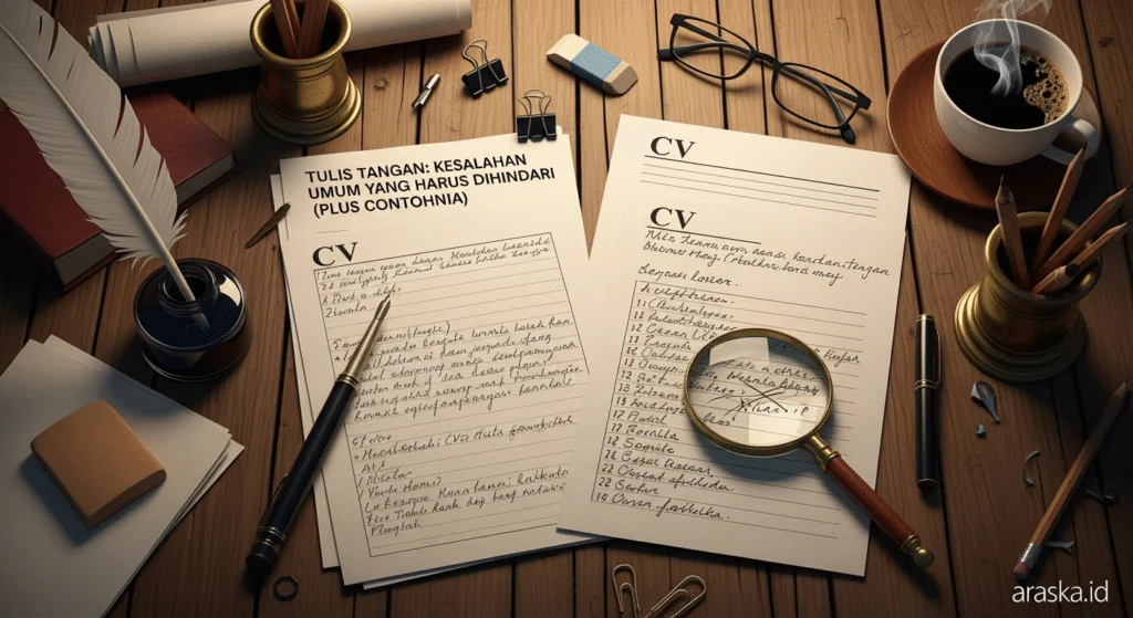 CV Tulis Tangan: Kesalahan Umum yang Harus Dihindari (Plus Contohnya