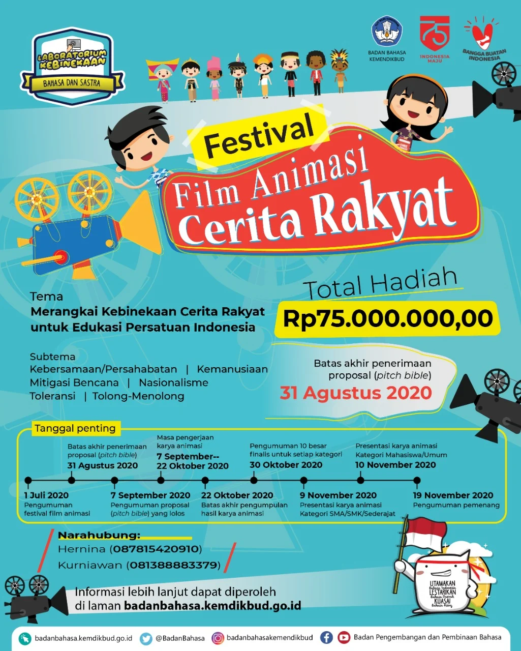 Festival Film Animasi Cerita Rakyat | Badan Pengembangan dan Pembinaan