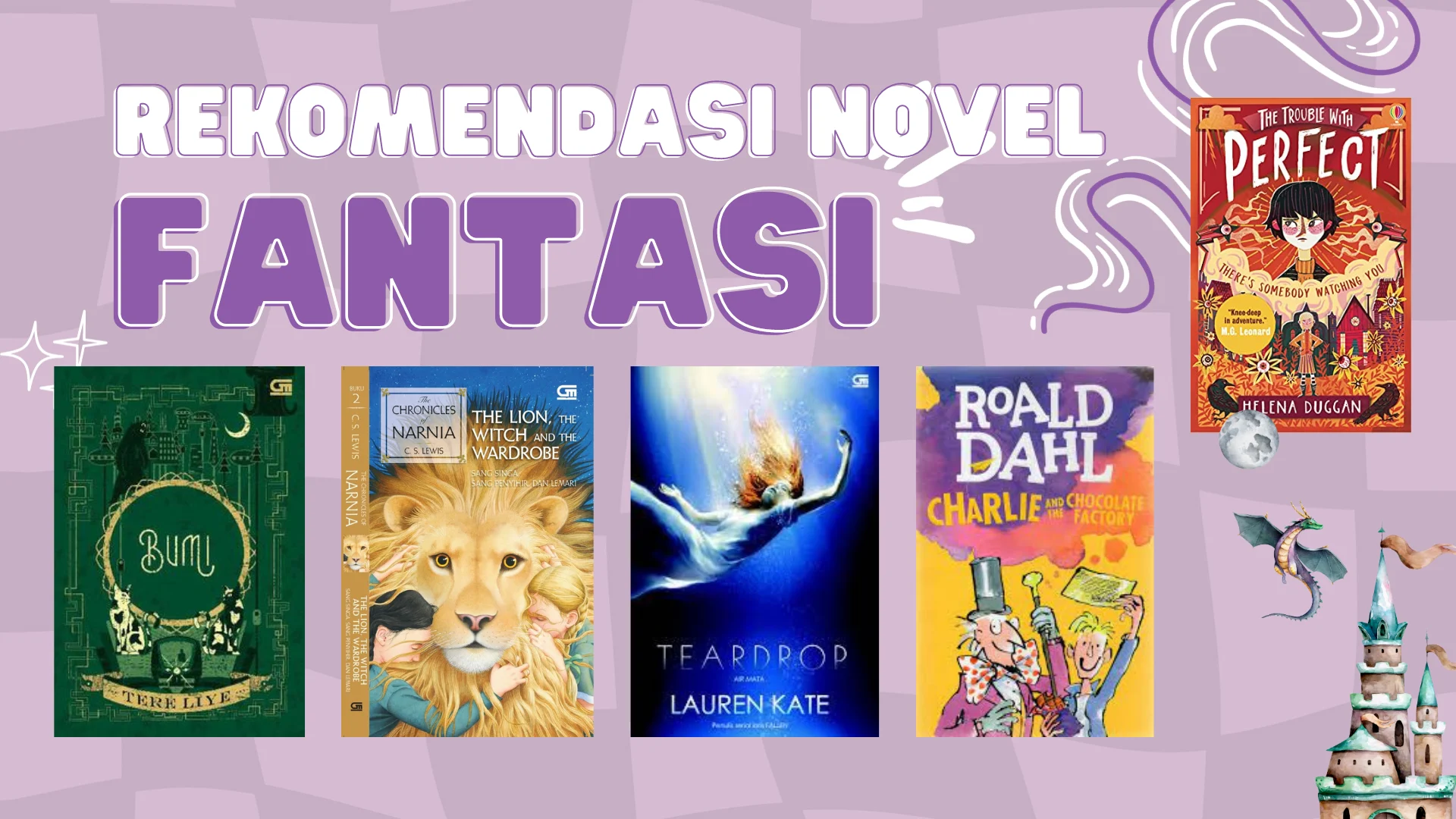 Karya Penulis Manca Negara, Ini 5 Rekomendasi Novel Fantasi Terbaik