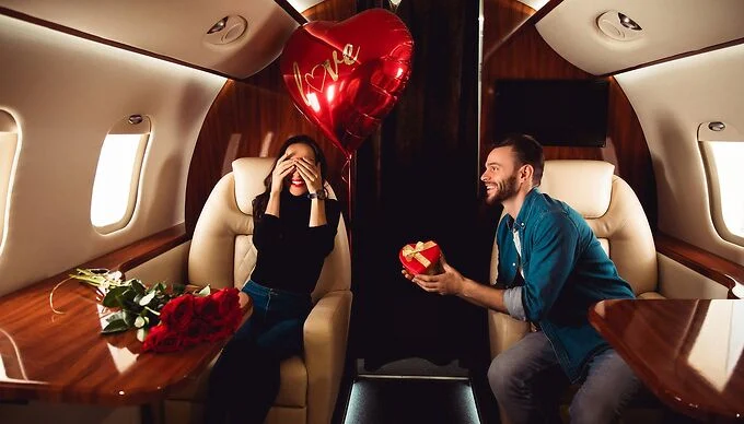 Love in the Air: Romantic Getaways by Private Jet - Blog - The Aviation