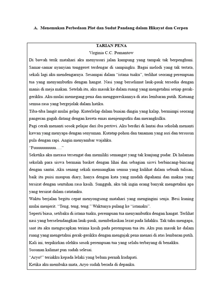 Membandingkan Karakterisasi Dan Plot Pada Hikayat | PDF
