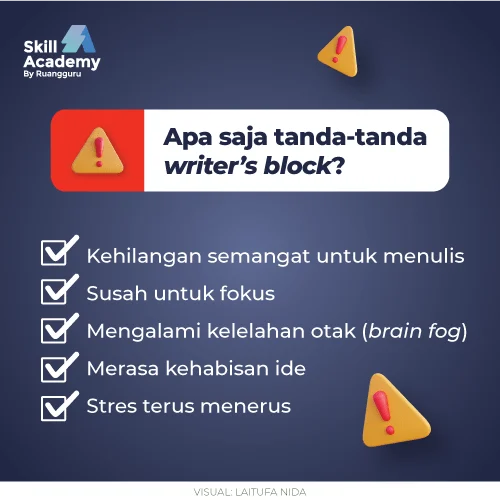 Mengalami Writer’s Block? Kenali Penyebab dan Mengatasinya!