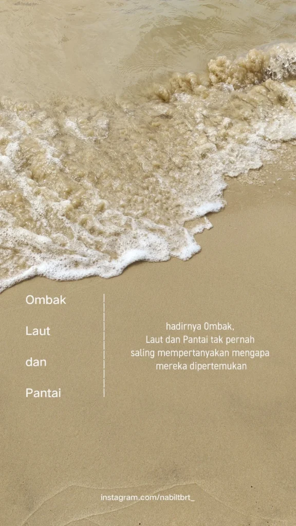 Ombak, laut, dan pantai | Pantai, Tipografi, Inspirasi tipografi