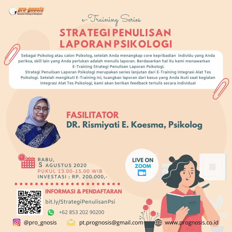 Strategi Penulisan Laporan Psikologi | Prognosis