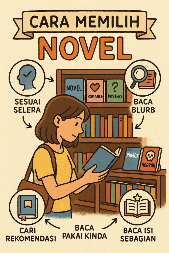Tips Memilih Novel yang Cocok untuk Anda | Bookora